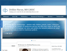 Tablet Screenshot of debbiepincus.com
